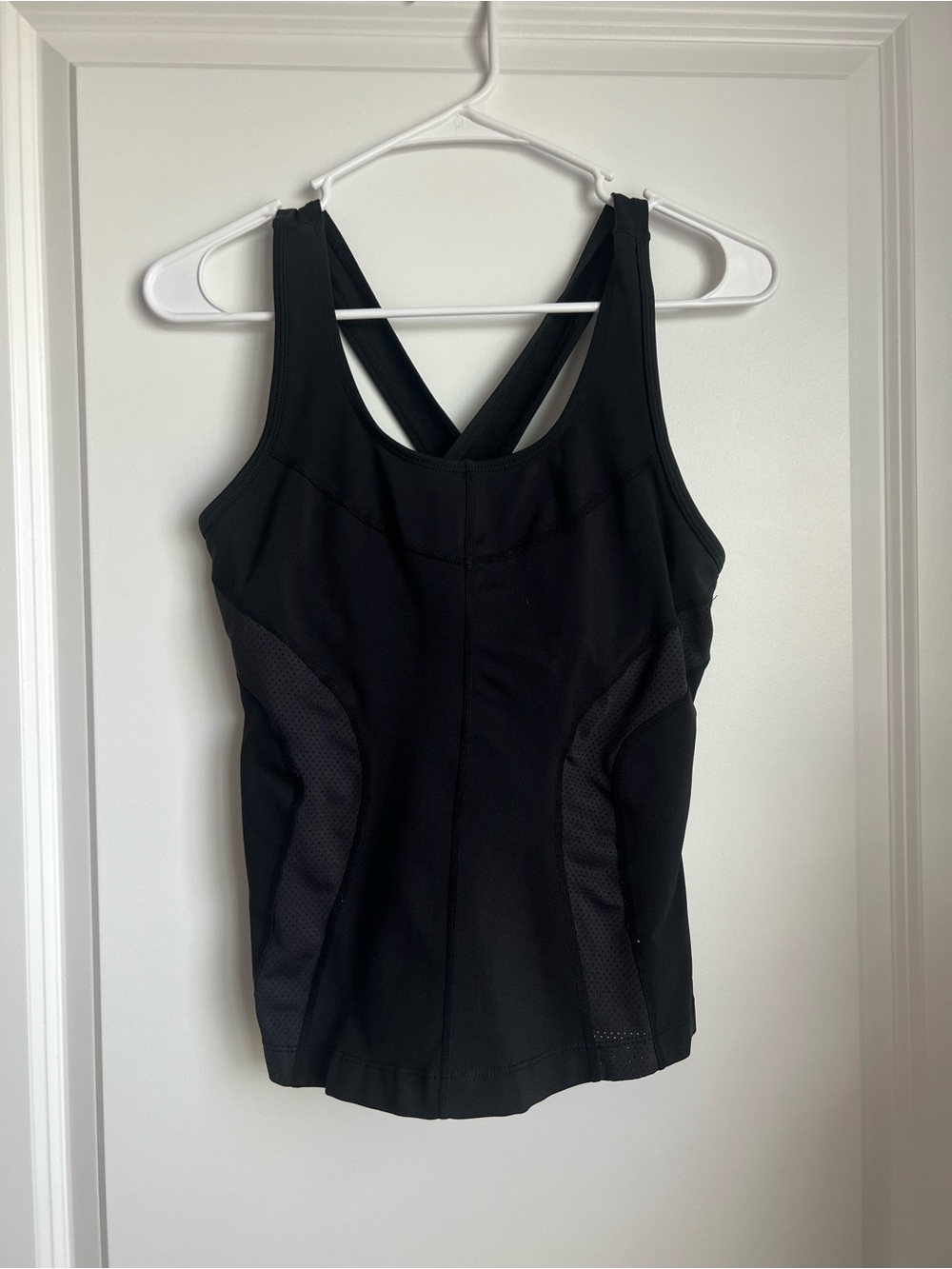Ativa Black Sports Tank with Built-In Support